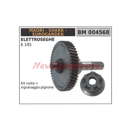 Kit ruota dentata con ingranaggio pignone MAORI per elettrosega E145 004568 | NewgardenParts.com