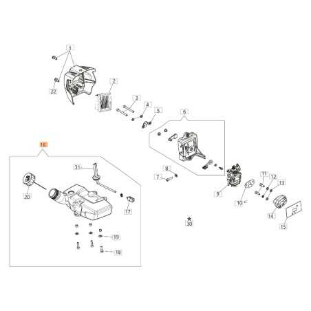 ORIGINAL OLEOMAC Trimmertank-Bausatz PPH 250 61460502AR | NewgardenParts.com