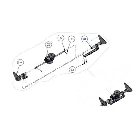 KIT EJE IZQUIERDO + BUJES SEGADORA ORIGINAL GRIN ASM-0127 | NewgardenParts.com