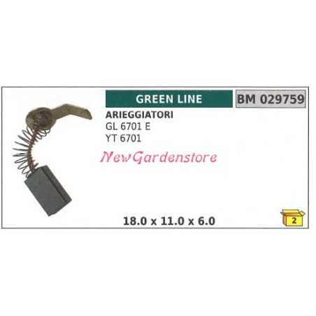 GREEN LINE brush kit for lawn scarifiers GL 6701E YT 6701 029759 | NewgardenParts.com