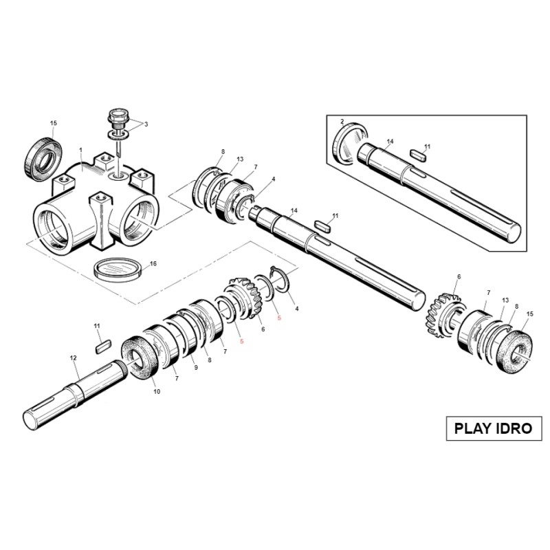 Kit spessori 20X28 PLAYGREEN ORIGINALE GIANNI FERRARI BFB 95598270000