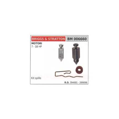 BRIGGS&STRATTON Vergasernadelsatz für Rasentraktor 7-18 PS 394681- 299096 | NewgardenParts.com
