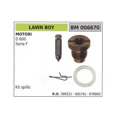 Kit spillo carburatore LAWN BOY D600 serie F tagliaerba rasaerba 396521 - 681741 | NewgardenParts.com