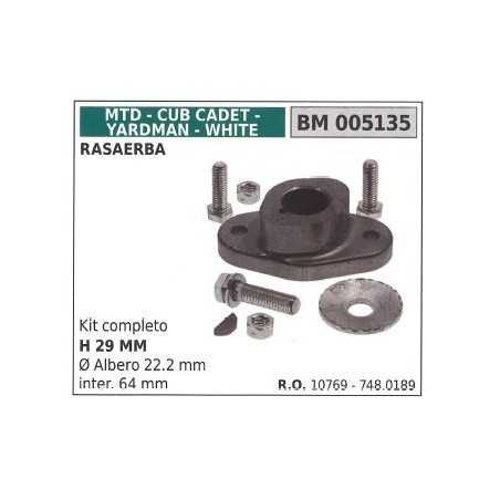 Kit Lawnmower blade holder hub support MTD 005135 | NewgardenParts.com