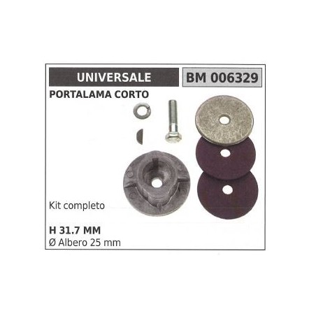 KIT Supporto mozzo portalama rasaerba tagliaerba UNIVERSALE 006329 | NewgardenParts.com