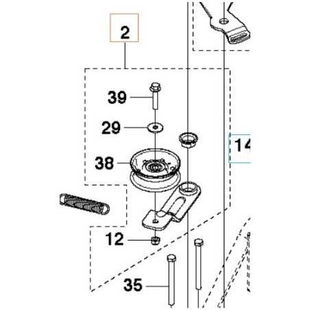 RIEMENSPANNER-KIT 580279001 ORIGINAL HUSQVARNA | NewgardenParts.com