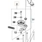 KIT TENDICINGHIA 580279001 ORIGINALE HUSQVARNA