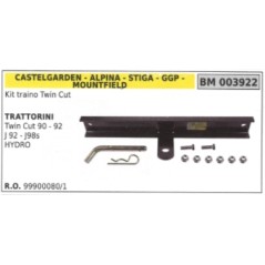 Towing kit CASTELGARDEN Twin Cut lawn tractor 90 - 92 J92 - J98s HYDRO 99900080/1