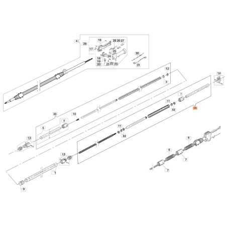 Scherengetriebesatz Modelle PPX250 ORIGINAL EMAK 61220080R | NewgardenParts.com
