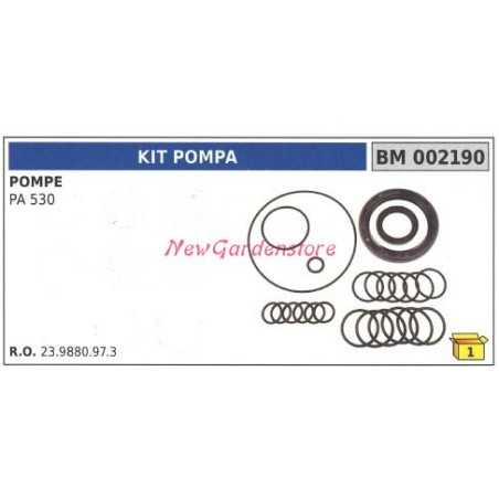 Kit UNIVERSEL pour pompe Bertolini PA 530 002190 | NewgardenParts.com
