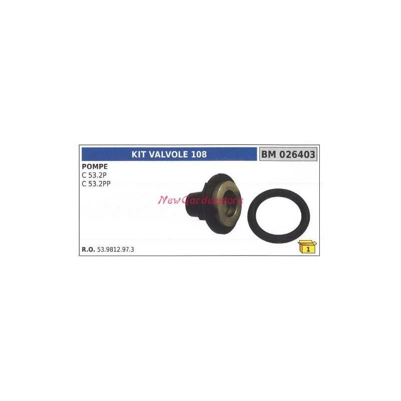 Kit vanne 108 UNIVERSAL pompe Bertolini C 53.2P 026403