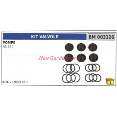 Kit valvola UNIVERSALE pompa Bertolini PA 530 003326 | NewgardenParts.com