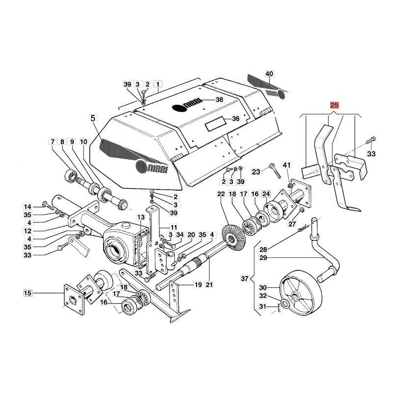 Kit zappe Hacken ORIGINAL EMAK OLEOMAC NIBBI Motorkultivierer R0000148