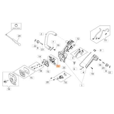 Kit: ORIGINAL OLEOMAC carburettor for chainsaw model GSTH 240 50350188 | NewgardenParts.com