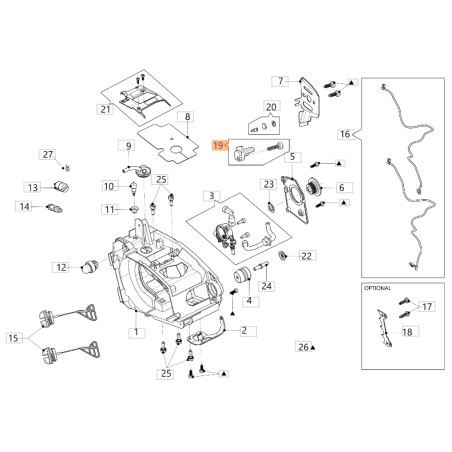 Kit: protezione catena ORIGINALE STIGA per motosega modello GSTH 240 50350182 | NewgardenParts.com