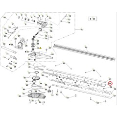 Lama 560 mm ORIGINALE ACTIVE tagliasiepi modelli ultralight 022070 | NewgardenParts.com