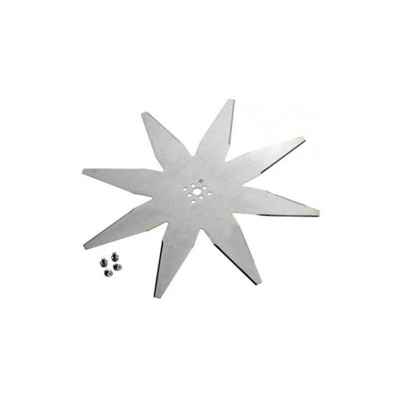 ORIGINAL Ambrogio Roboter-Rasenmäher L60 Serie 8-Punkt-Messer 24 cm