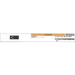 Cuchilla ASMOTOR para cortacésped AS 830 015974 | NewgardenParts.com