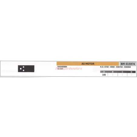 Cuchilla ASMOTOR para cortacésped AS 830 015974 | NewgardenParts.com