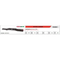 Lama CARRARO per trattorino tagliaerba rasaerba tosaerba RONDO 1500 R320021 | NewgardenParts.com