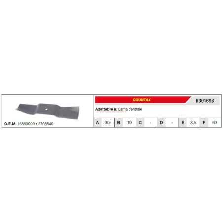 Lame COUNTAX tracteur de pelouse tondeuse lame centrale R301696 | NewgardenParts.com