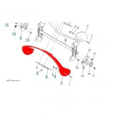 HOJA PARA NIEVE ST121E 532442759 ORIGINAL HUSQVARNA