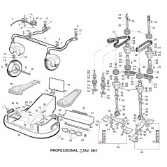 Lama destra premontata modelli TOPGREEN ORIGINALE GIANNI FERRARI BFB 95532140000 | NewgardenParts.com