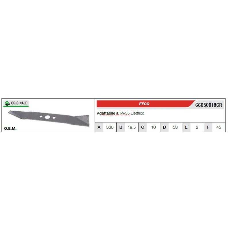 EFCO Rasenmähermesser Mäher PR35 elektrisch 66050018CR