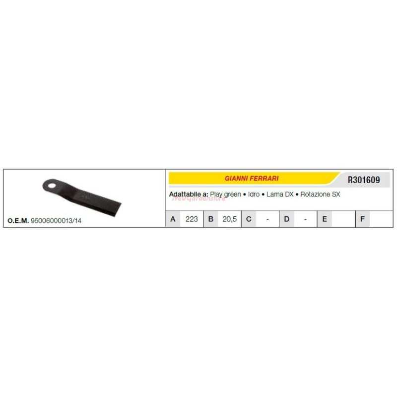 GIANNI FERRARI lawn mower mower blade play green R301609