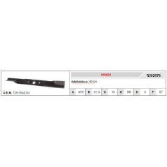 HONDA cuchilla para cortacésped HR194 R302679 | NewgardenParts.com