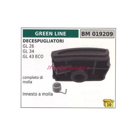 Attacco candela pipetta cappuccio GREEN LINE 1 pezzo 019209 | NewgardenParts.com