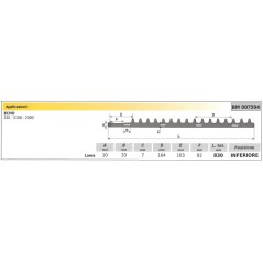 ECHO lower blade hedge trimmer 210 2100 2300 007594