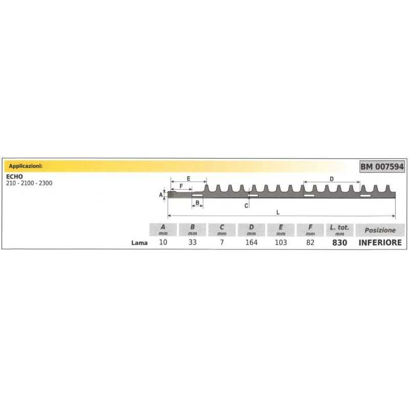 ECHO lower blade hedge trimmer 210 2100 2300 007594