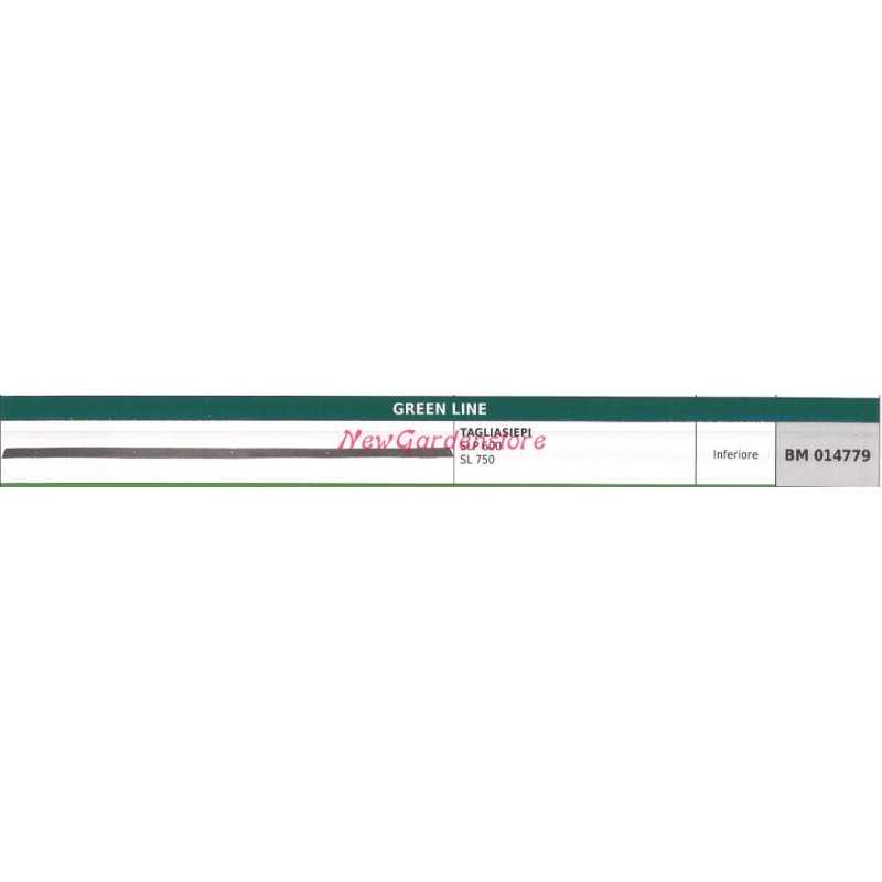 Lame inférieure taille-haie GREENLINE SLP 600 SL 750 014779