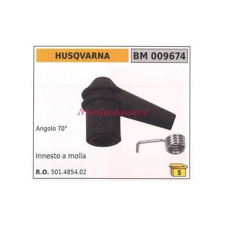 Attacco candela pipetta cappuccio HUSQVARNA 009674 | NewgardenParts.com