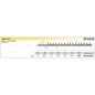 MAORI lower blade SHT 750S hedge trimmer 016116