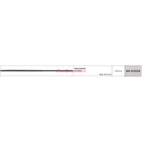 Lama inferiore PROGREEN tagliasiepe PG 600D 025058 | NewgardenParts.com