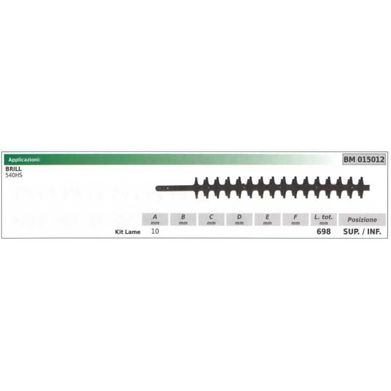 Unter-/Obermesser BRILL 540HS Heckenschere 015012