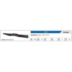 Lama ISEKI tagliaerba rasaerba tosaerba SG13 SG15 SG17 R301661 | NewgardenParts.com