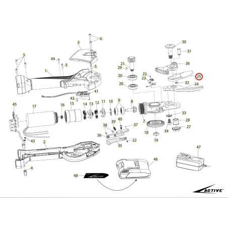 ORIGINAL ACTIVE lame de ciseaux ORIGINAL tigercut 35 modèle 025955 | NewgardenParts.com