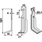 Lama motocoltivatore compatibile 350-018 AGRIA NH16548