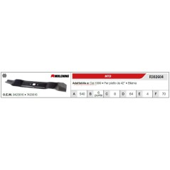 MTD lawn tractor mower lawnmower blade from 1999 R302604