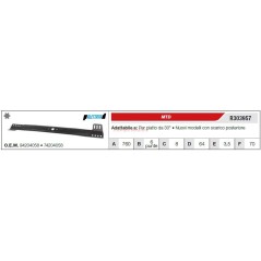 MTD lawn tractor mower blade 30" flat R303957