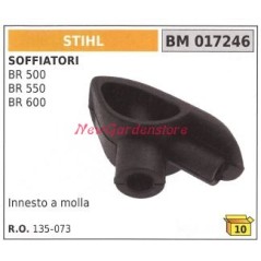 Attacco candela pipetta cappuccio STIHL soffiatore BR 500 550 600 017246 135073 | NewgardenParts.com