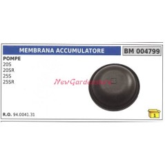 Membrane d'accumulation UNIVERSELLE pour pompe Bertolini 20S 20SR 25SR 004799 | NewgardenParts.com