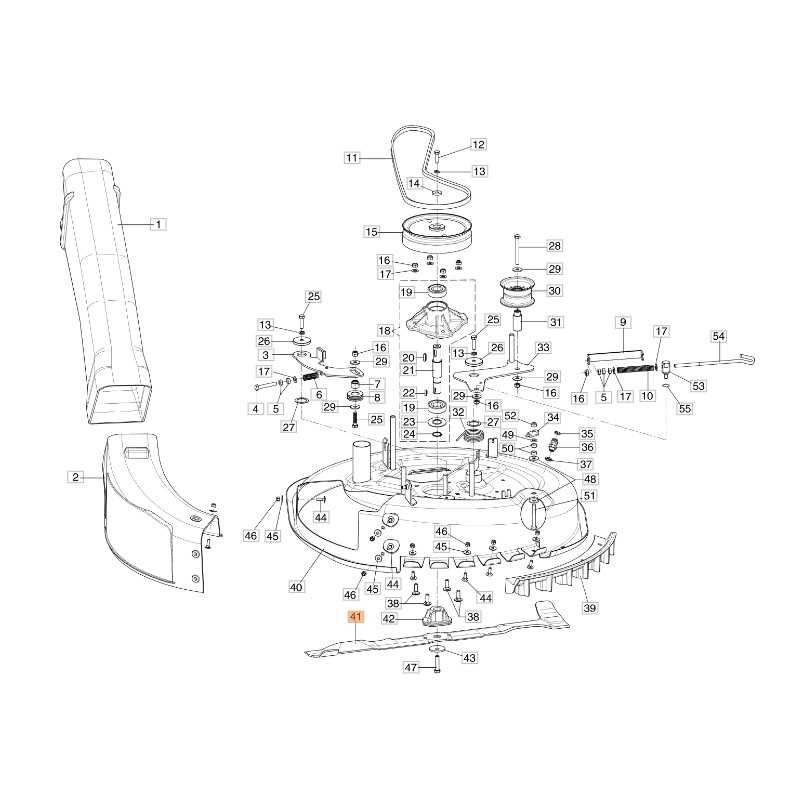 ORIGINAL EMAK EMAK 68130080R MISTRAL Rasentraktor Mulchmesser