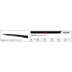 MURRAY Rasentraktor-Mähmesser 30"-Flachmäher 55969E701 | NewgardenParts.com