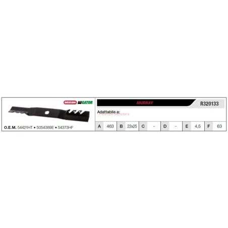 MURRAY lawn tractor lawnmower mower blade R320133 | NewgardenParts.com