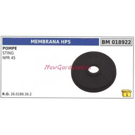 HPS-Membran UNIVERSAL Pumpe Bertolini STING NPR 45 018922 | NewgardenParts.com
