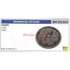 UNIVERSAL piston diaphragm Bertolini pump 110S 140S 001563 | NewgardenParts.com